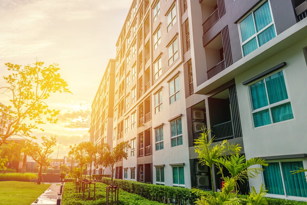 Exterior picture of a condo complex